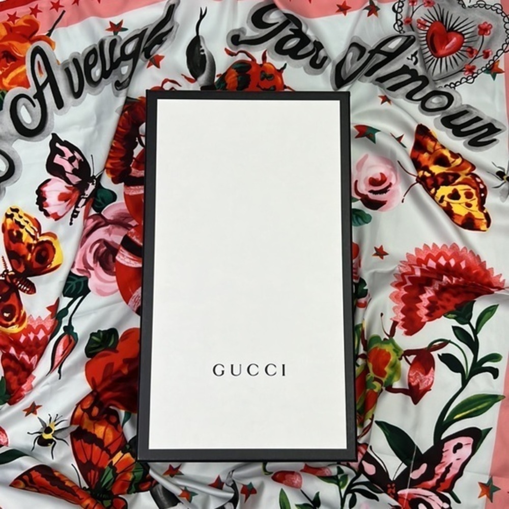 GUCCI Shoe Box &  Shopping Bag with 2 Dust Bags plus Cards